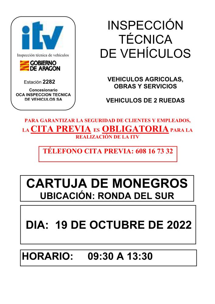 Imagen Inspección Técnica de Vehículos Octubre