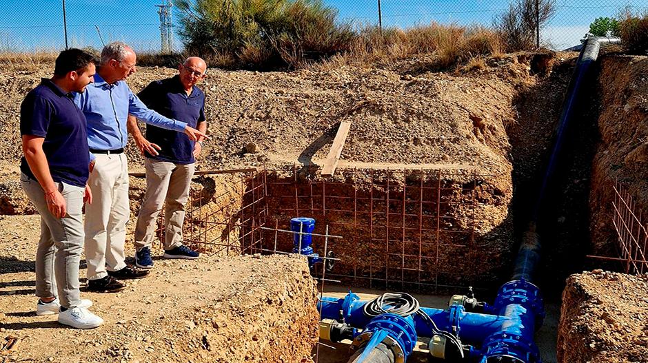 Imagen El Instituto Aragonés del Agua subvenciona la nueva captación para mejorar el abastecimiento de Sariñena