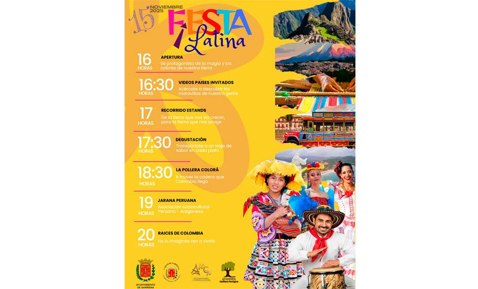 Imagen Sariñena celebra su primera Fiesta Latina
