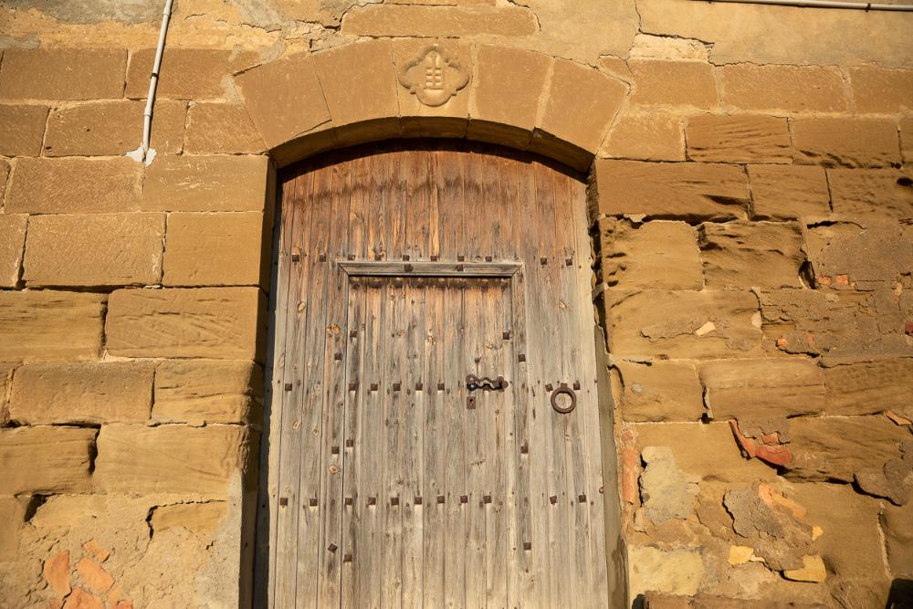 Imagen: Detalle de la puerta de la Iglesia Parroquial